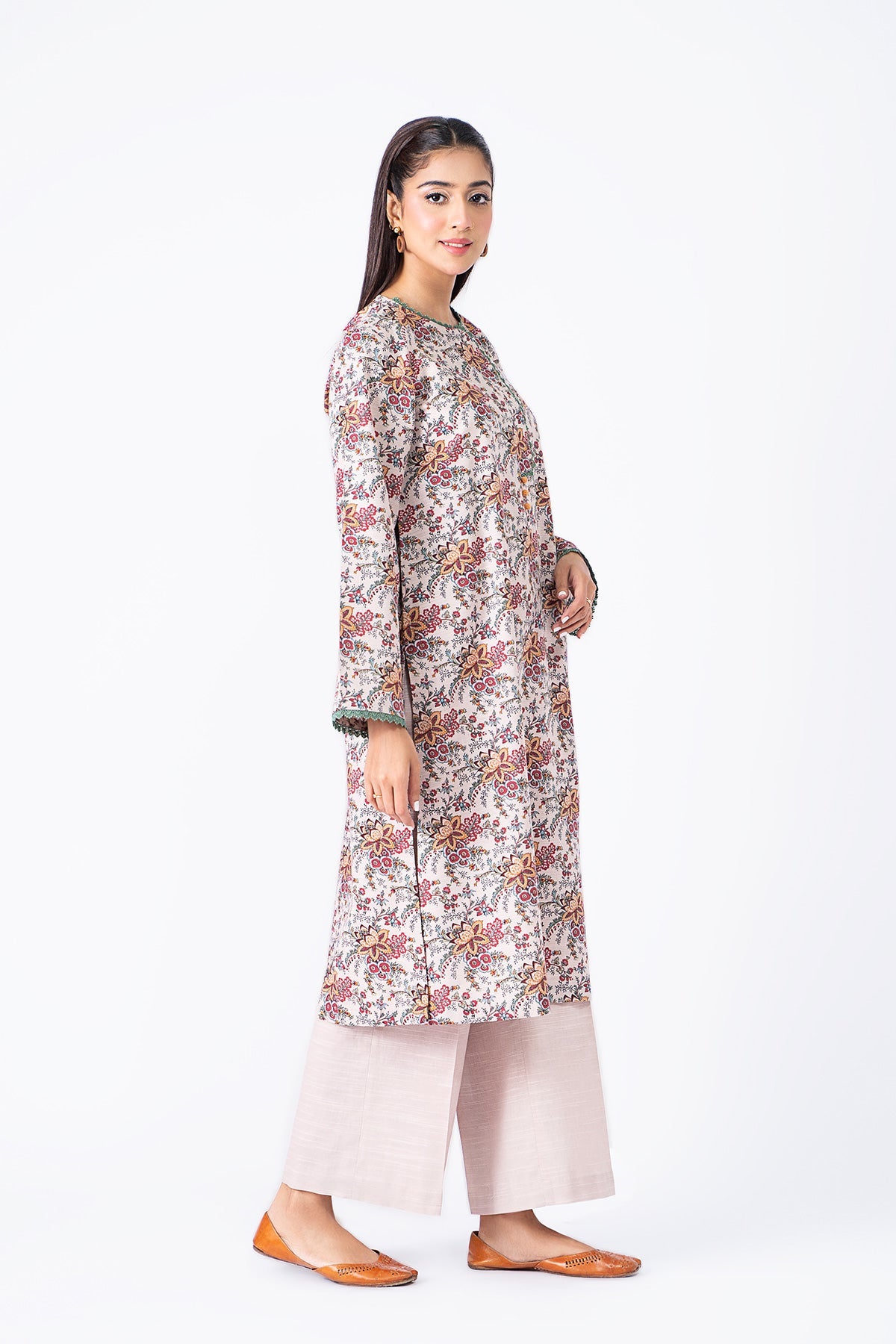 Kayseria - 2 Piece Slub Khaddar Shirt & Shalwar