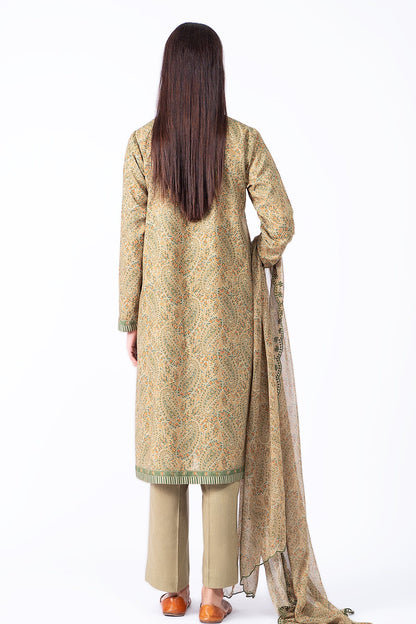 Kayseria - 3 Piece Lawn Karandi Suit