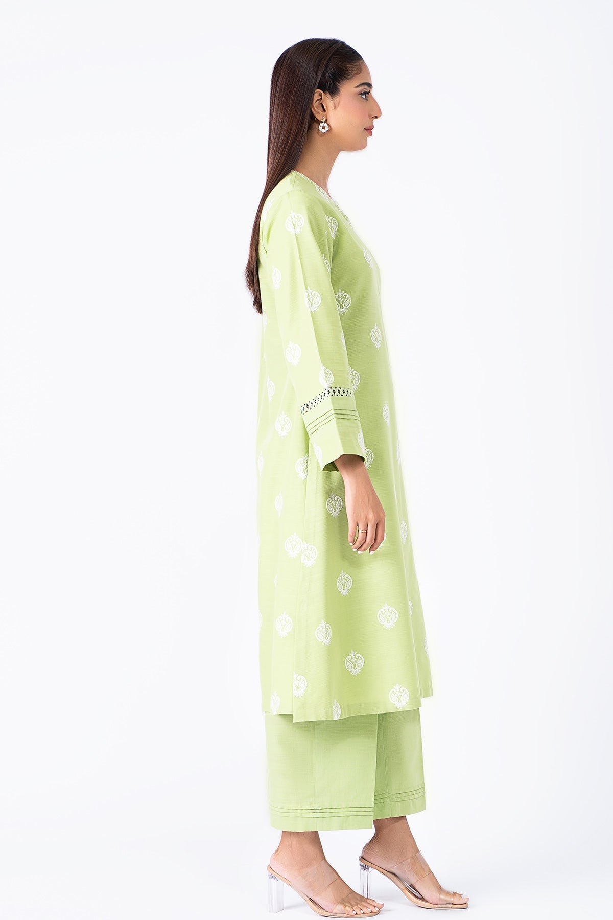 Kayseria - 2 Piece Slub Khaddar Shirt & Shalwar