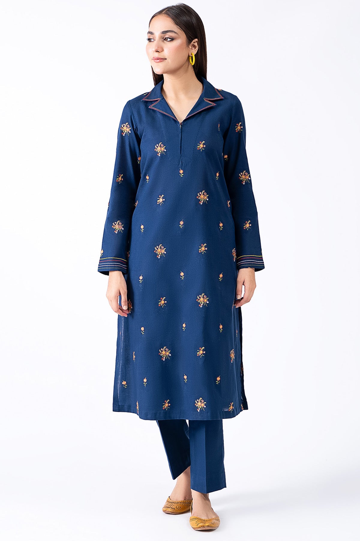 Kayseria - 2 Piece Khaddar Shirt & Shalwar