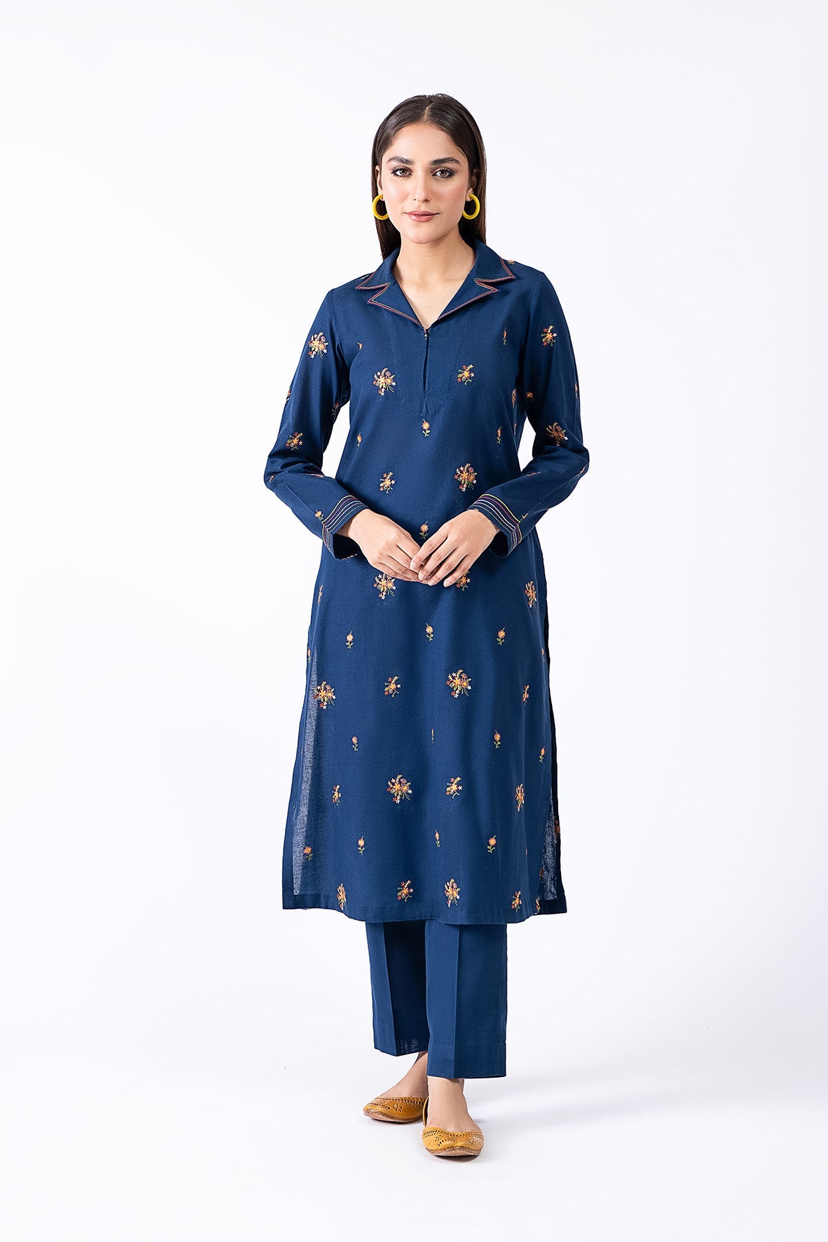 Kayseria - 2 Piece Khaddar Shirt & Shalwar