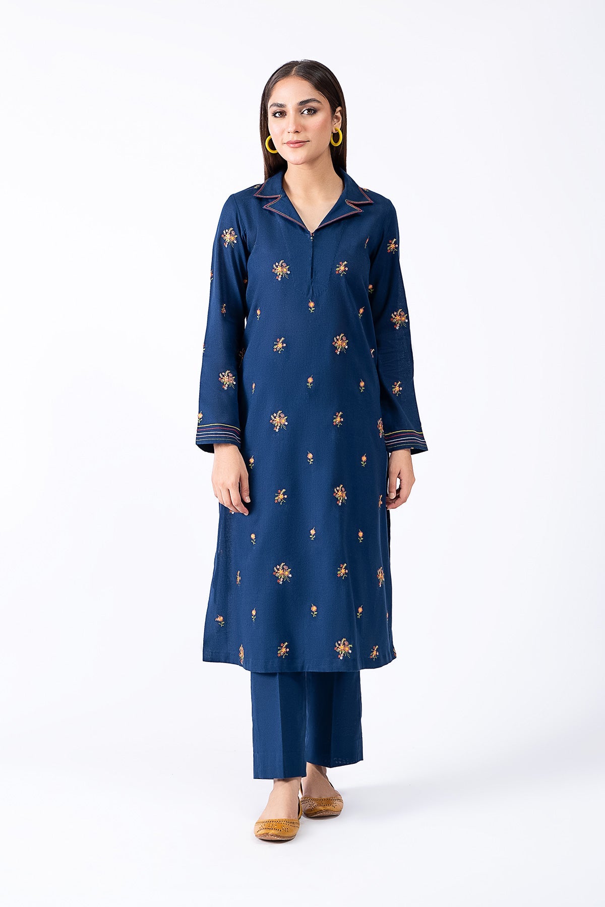 Kayseria - 2 Piece Khaddar Shirt & Shalwar