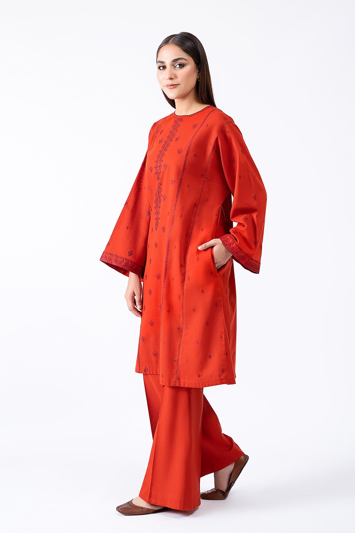 Kayseria - 2 Piece Khaddar Shirt & Shalwar