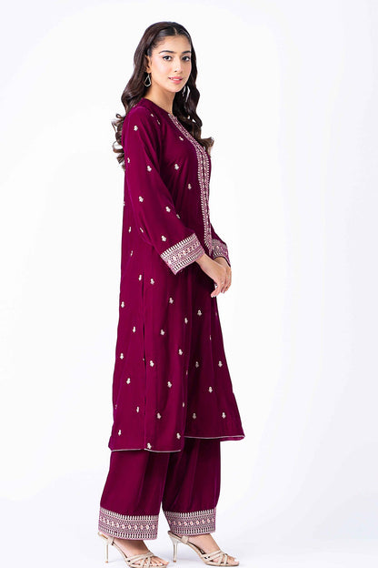 Kayseria - 2 Piece Velvet Shirt & Shalwar