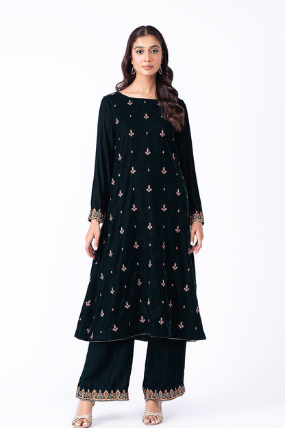 Kayseria - 2 Piece Velvet Shirt & Shalwar