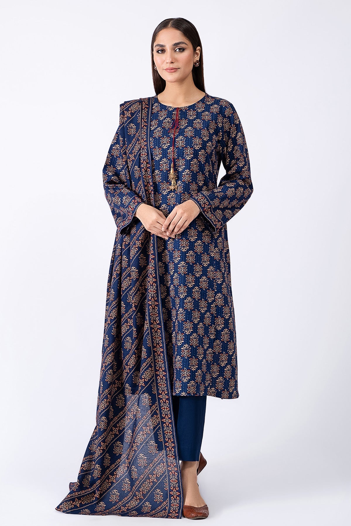 Kayseria - 3 Piece Khaddar Suit