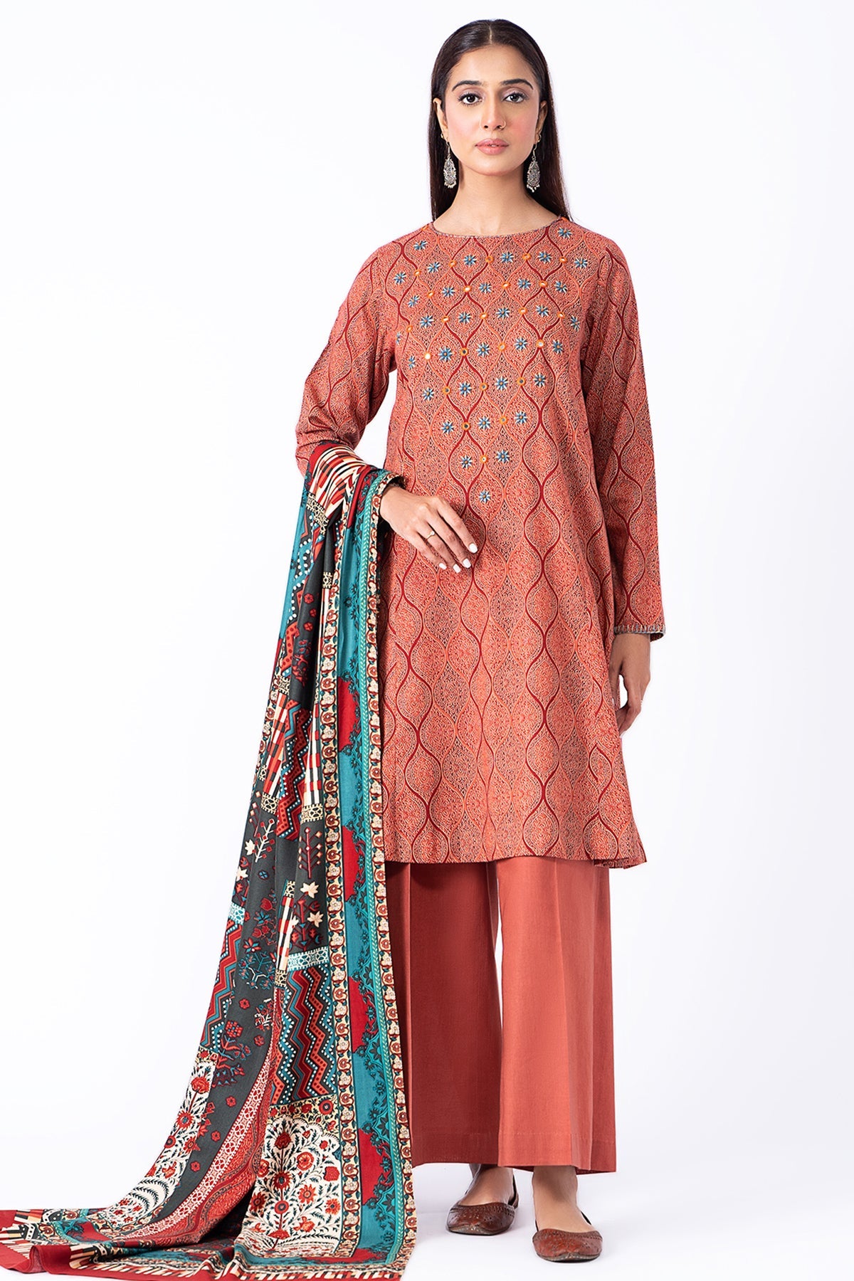 Kayseria - 3 Piece Khaddar Suit