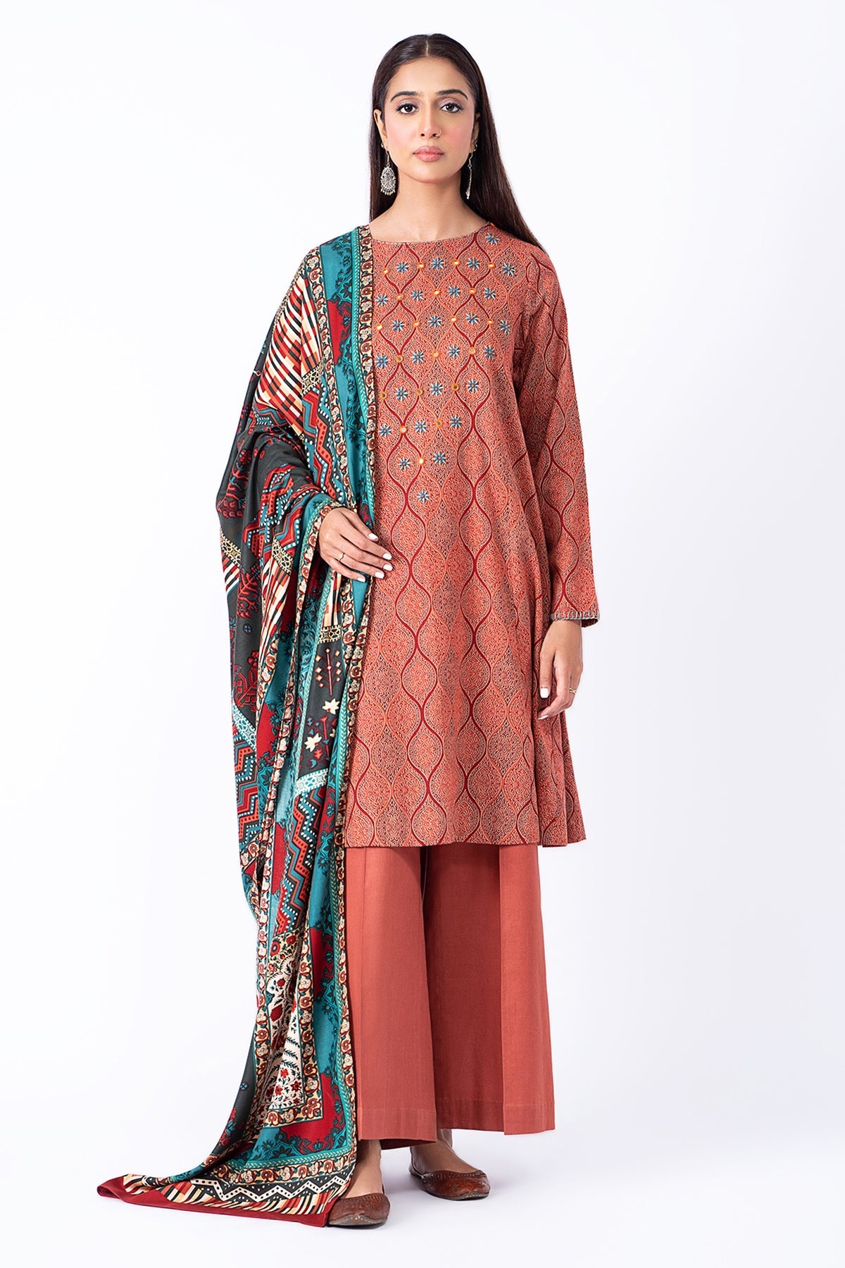 Kayseria - 3 Piece Khaddar Suit