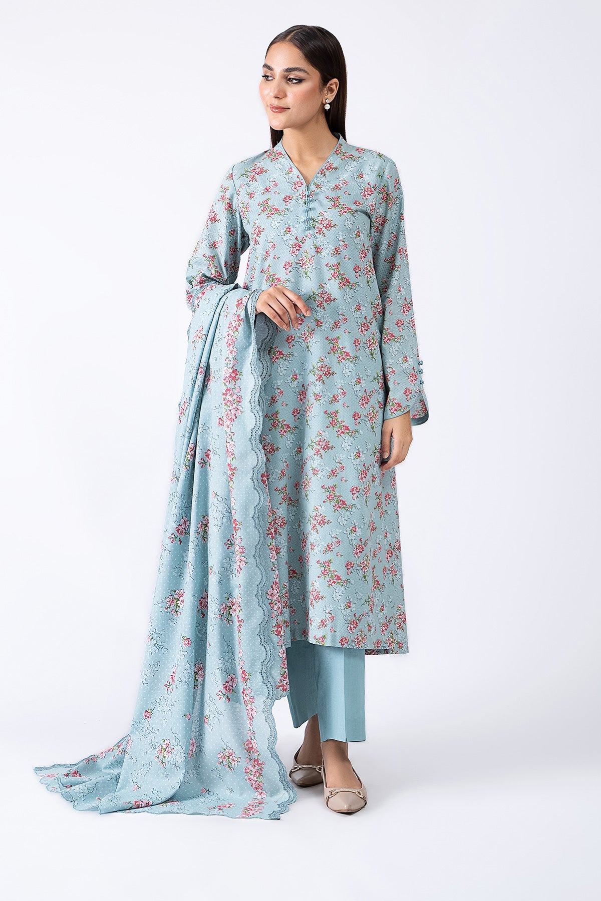 Kayseria - 3 Piece Khaddar Suit