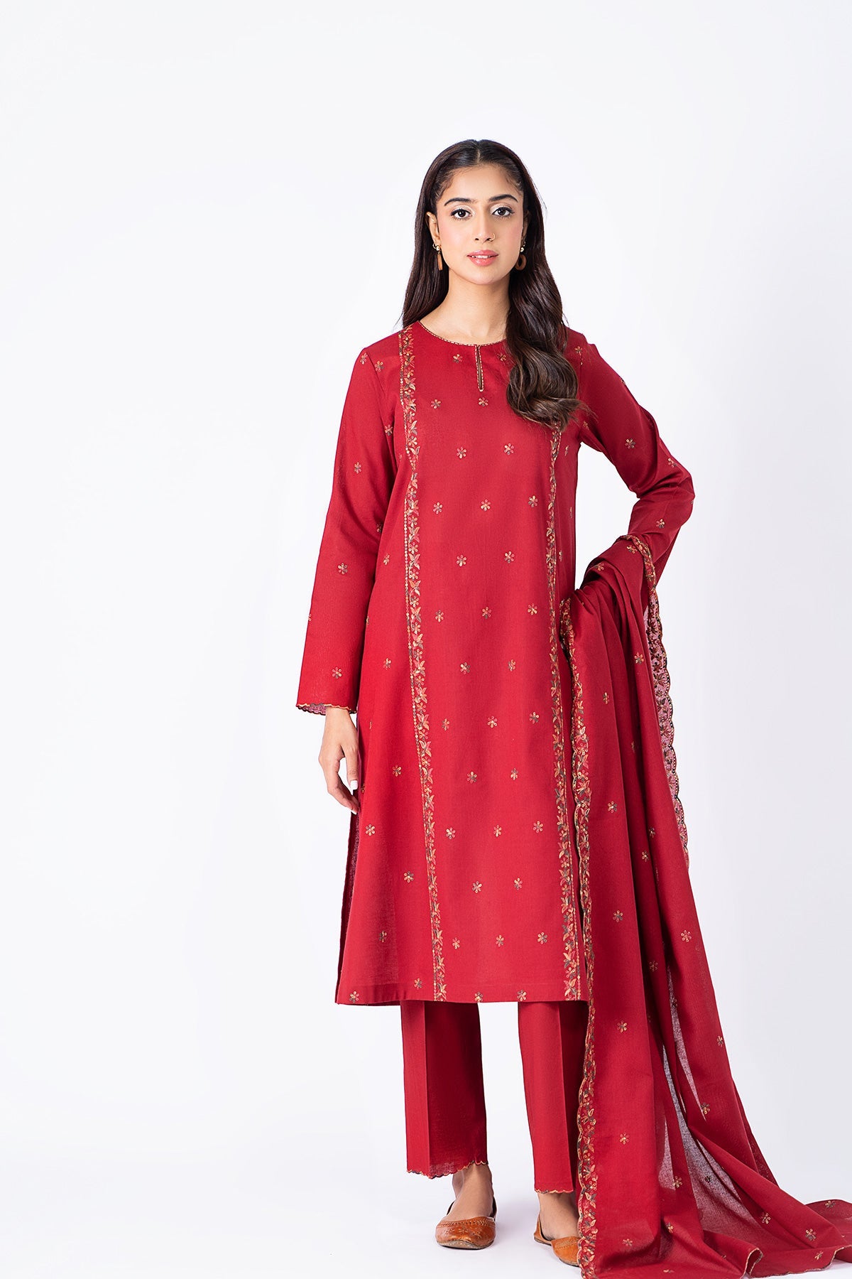 Kayseria - 3 Piece Khaddar Suit