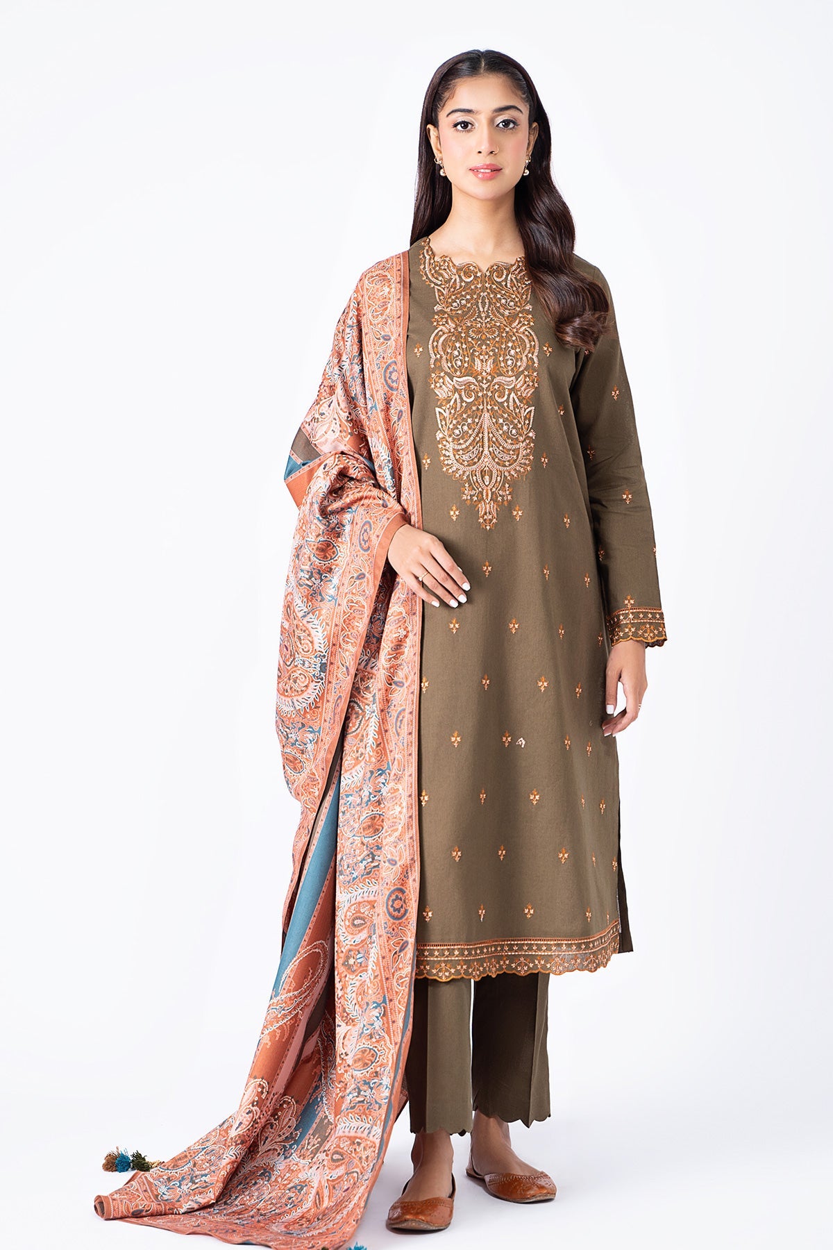 Kayseria - 3 Piece Khaddar Suit