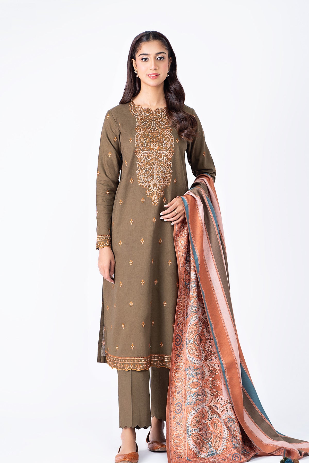 Kayseria - 3 Piece Khaddar Suit