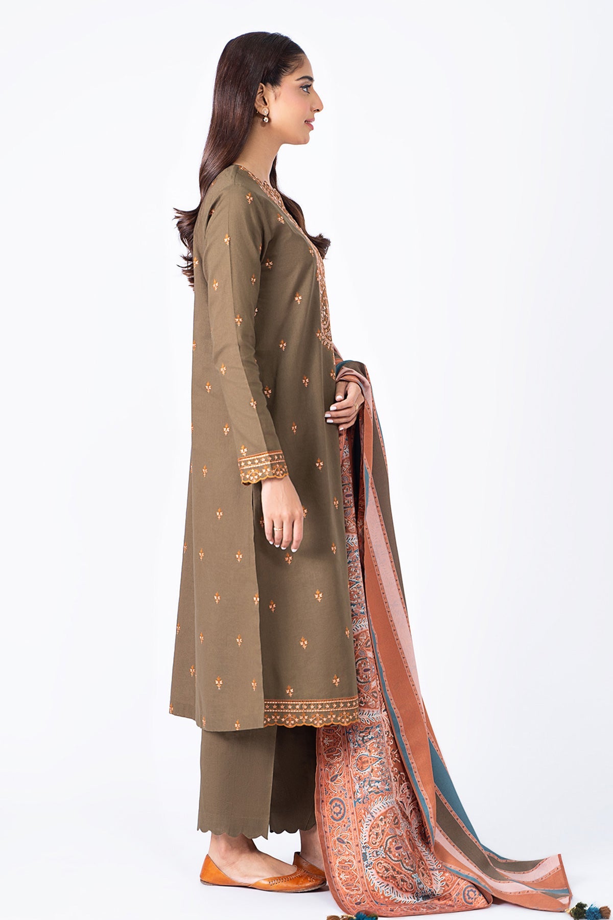 Kayseria - 3 Piece Khaddar Suit