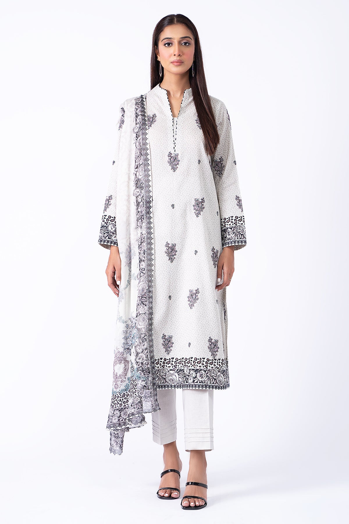 Kayseria - 3 Piece Khaddar Suit