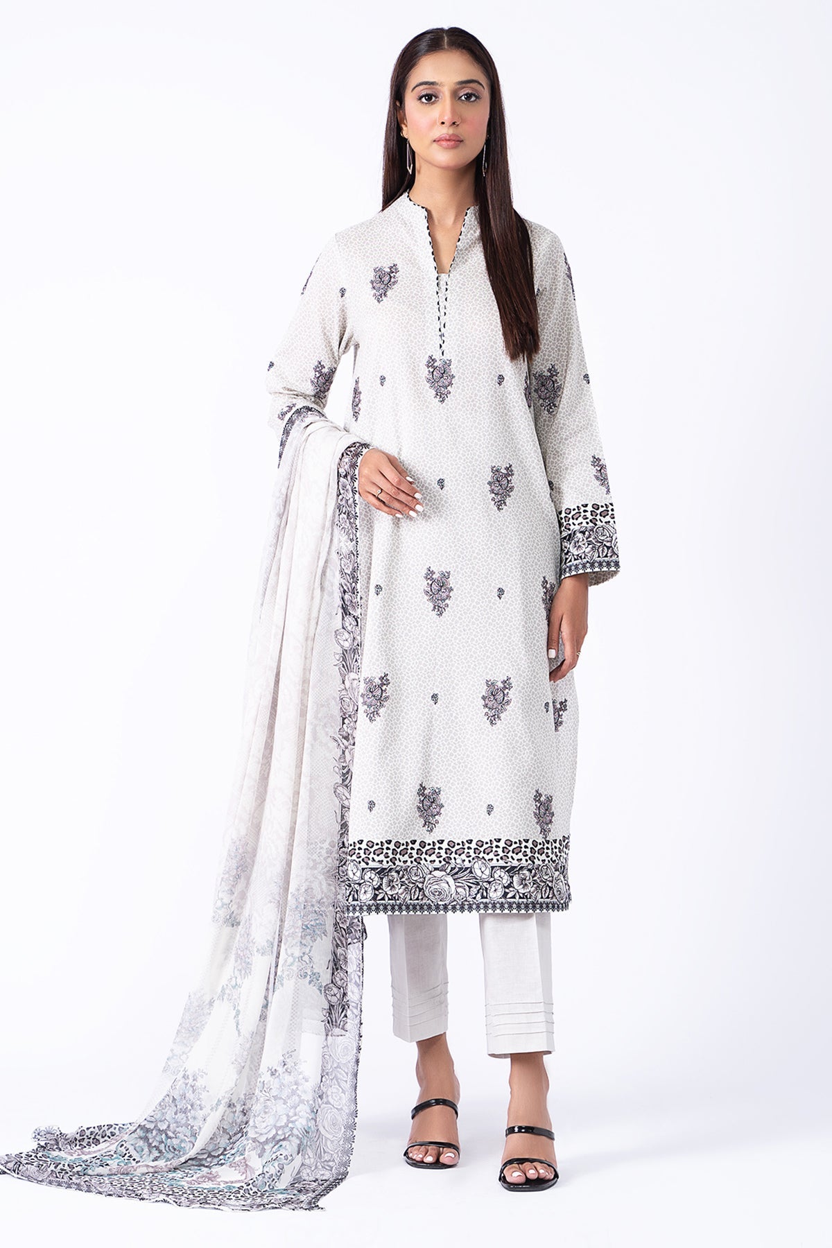 Kayseria - 3 Piece Khaddar Suit