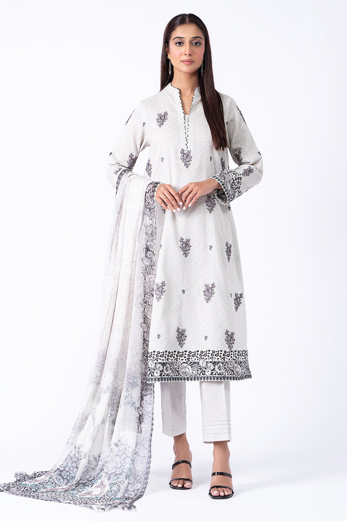 Kayseria - 3 Piece Khaddar Suit