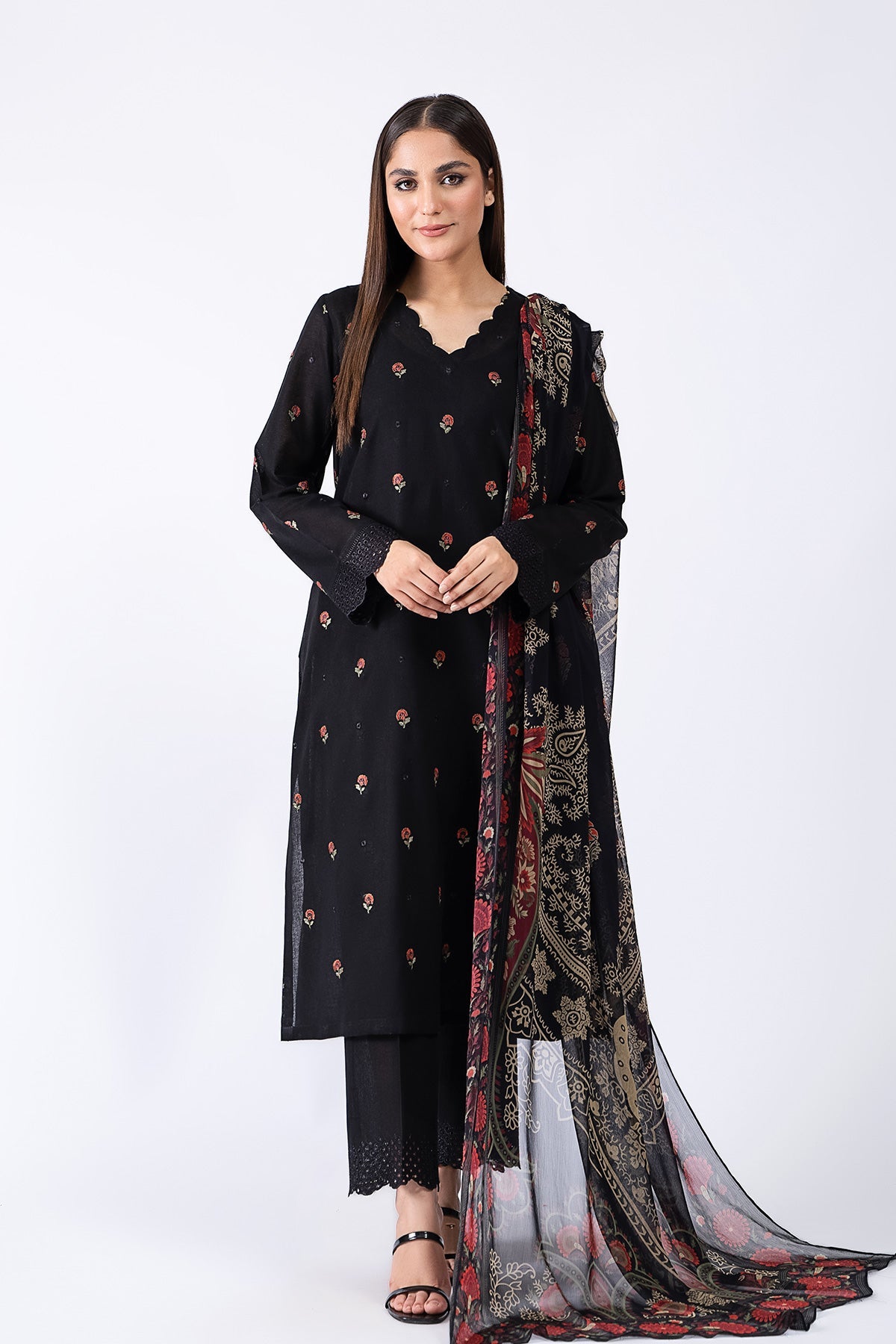 Kayseria - 3 Piece Khaddar Suit