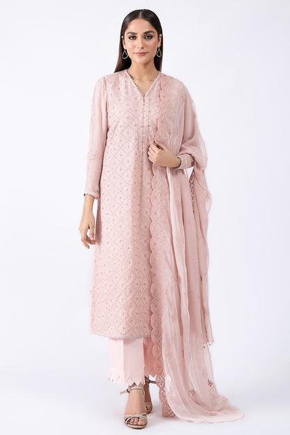 Kayseria - 2 Piece Pk Chffon Shirt & Dupatta