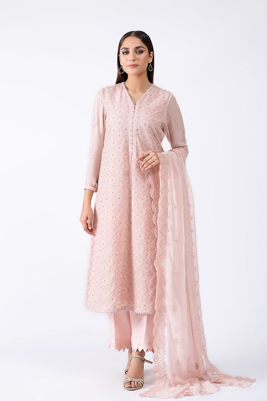 Kayseria - 2 Piece Pk Chffon Shirt & Dupatta