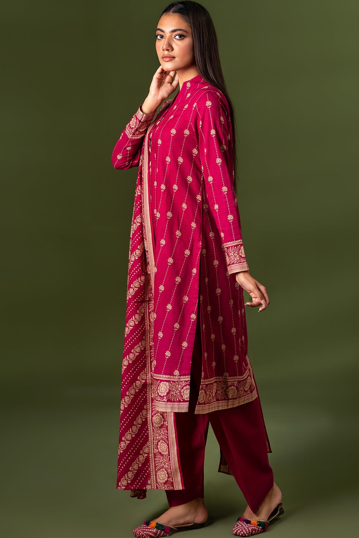 Kayseria - 3 Piece Khaddar Suit
