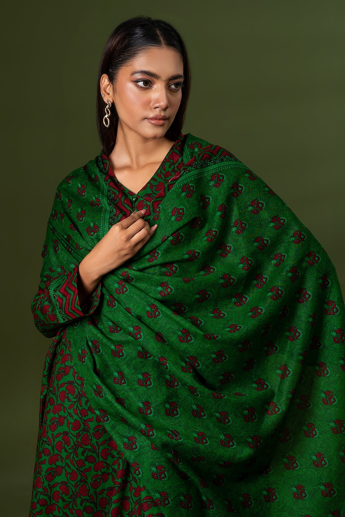 Kayseria - 3 Piece Khaddar Suit