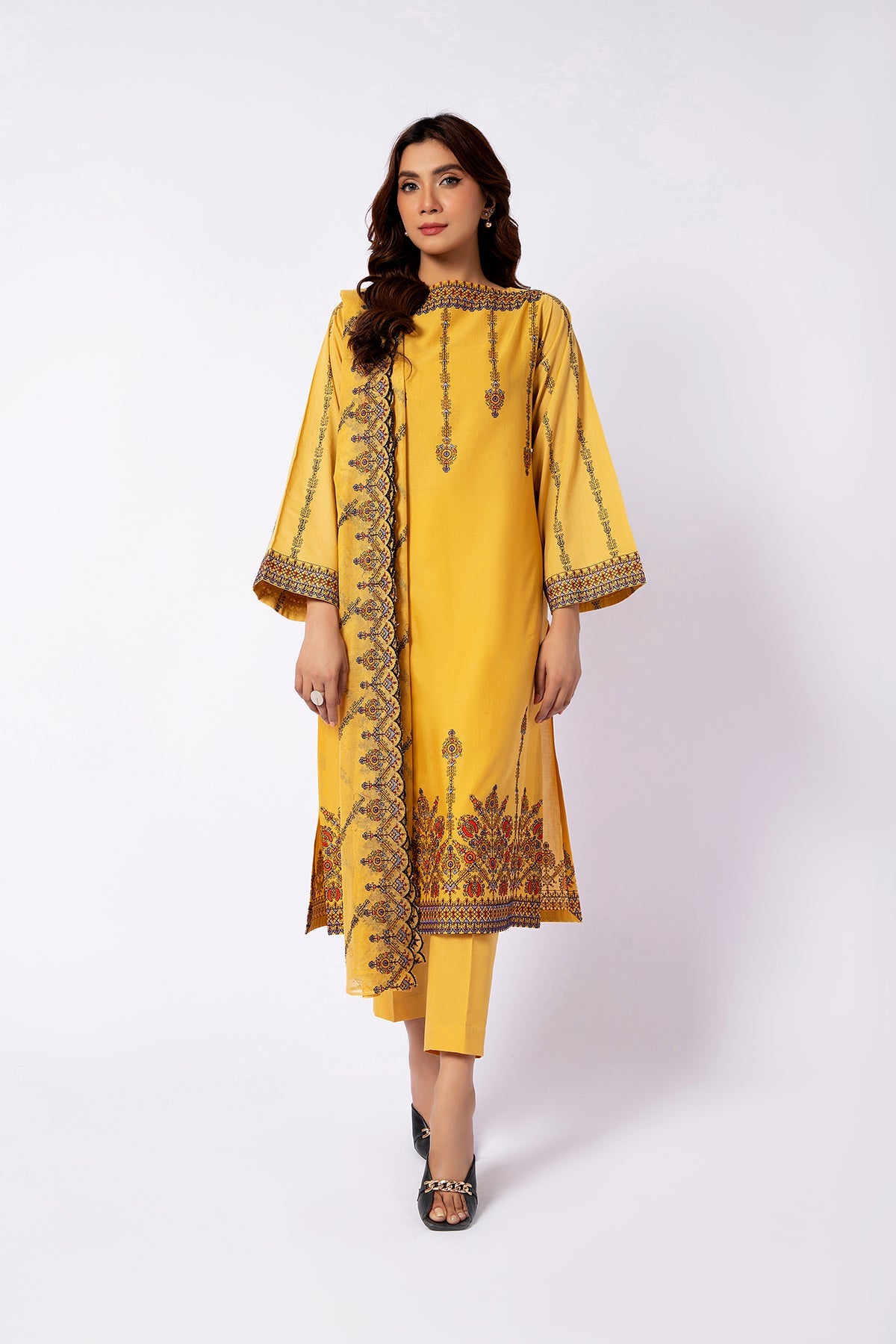 Kayseria - 3 Piece Cotton Lawn Suit