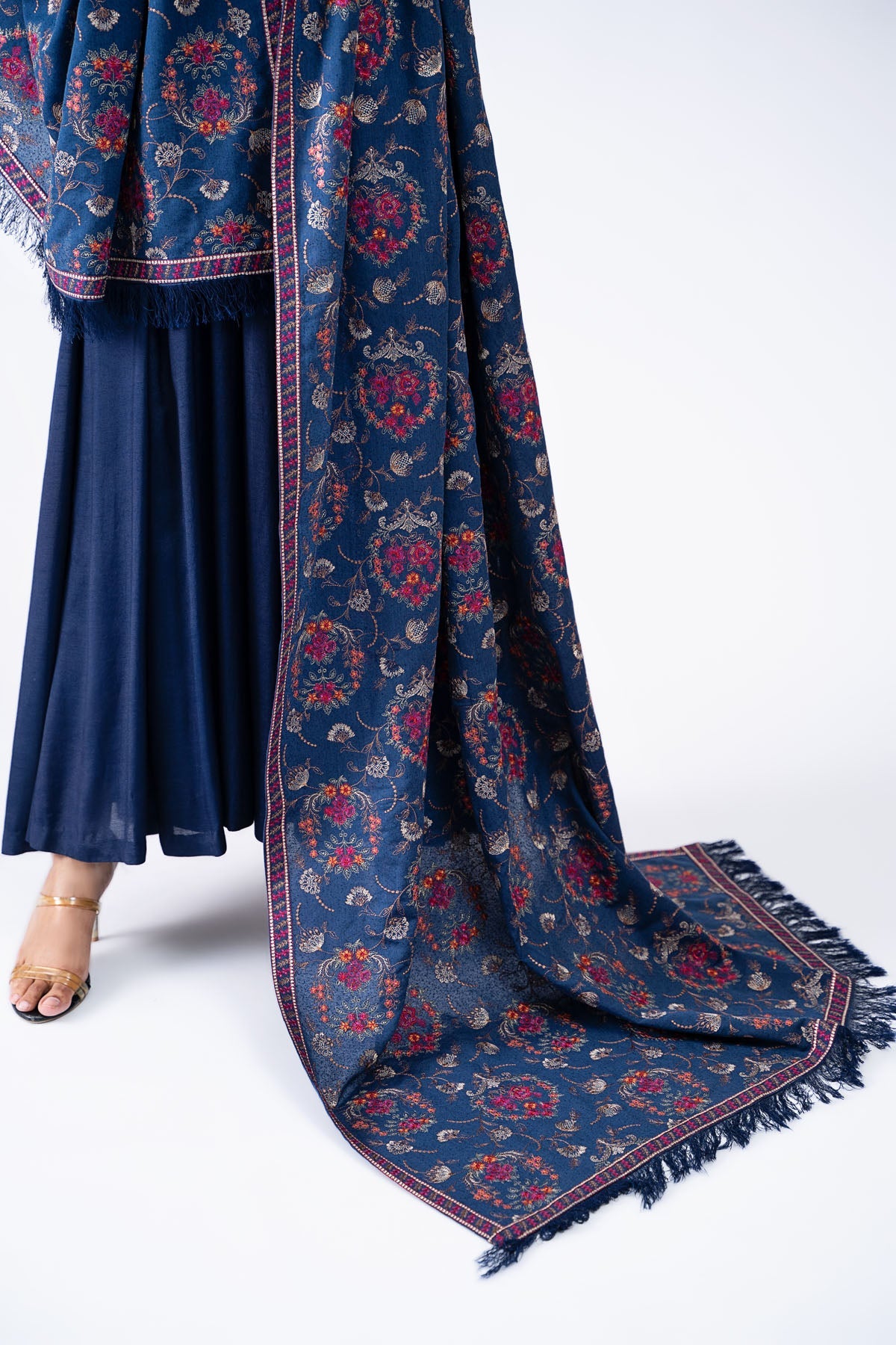 Kayseria - 1 Piece Viscose Karandi Shawl