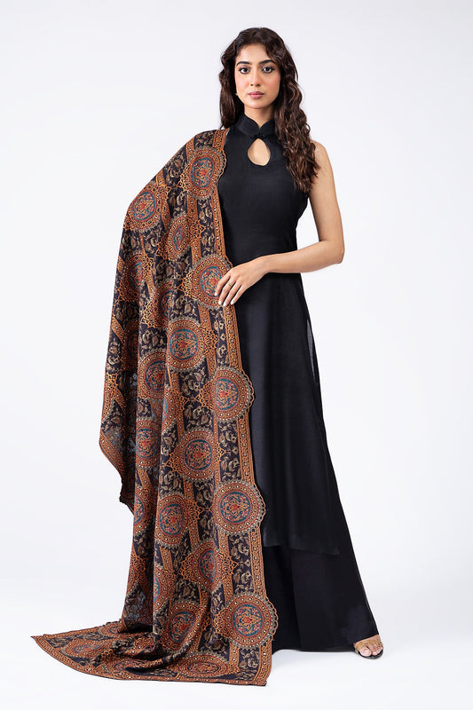 Kayseria - 1 Piece Viscose Karandi Shawl