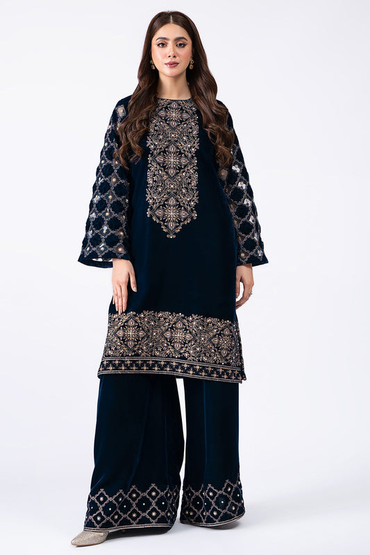 Kayseria - 2 Piece Velvet Shirt & Shalwar
