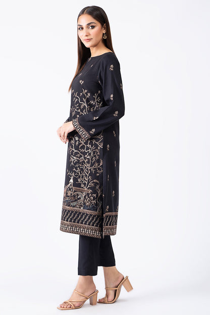 Kayseria - 2 Piece Dotted Khaddar Shirt & Shalwar