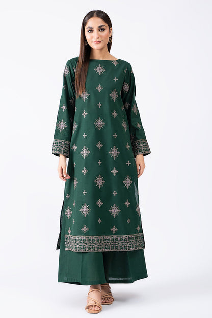 Kayseria - 2 Piece Dotted Khaddar Shirt & Shalwar