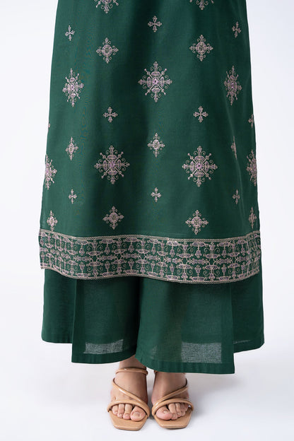 Kayseria - 2 Piece Dotted Khaddar Shirt & Shalwar