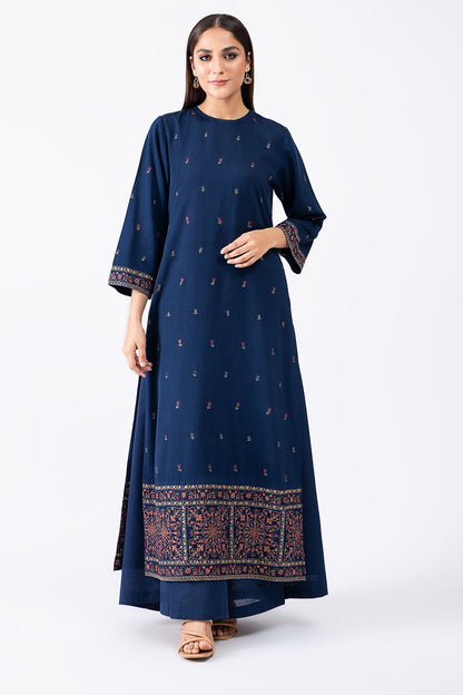 Kayseria - 2 Piece Dotted Khaddar Shirt & Shalwar