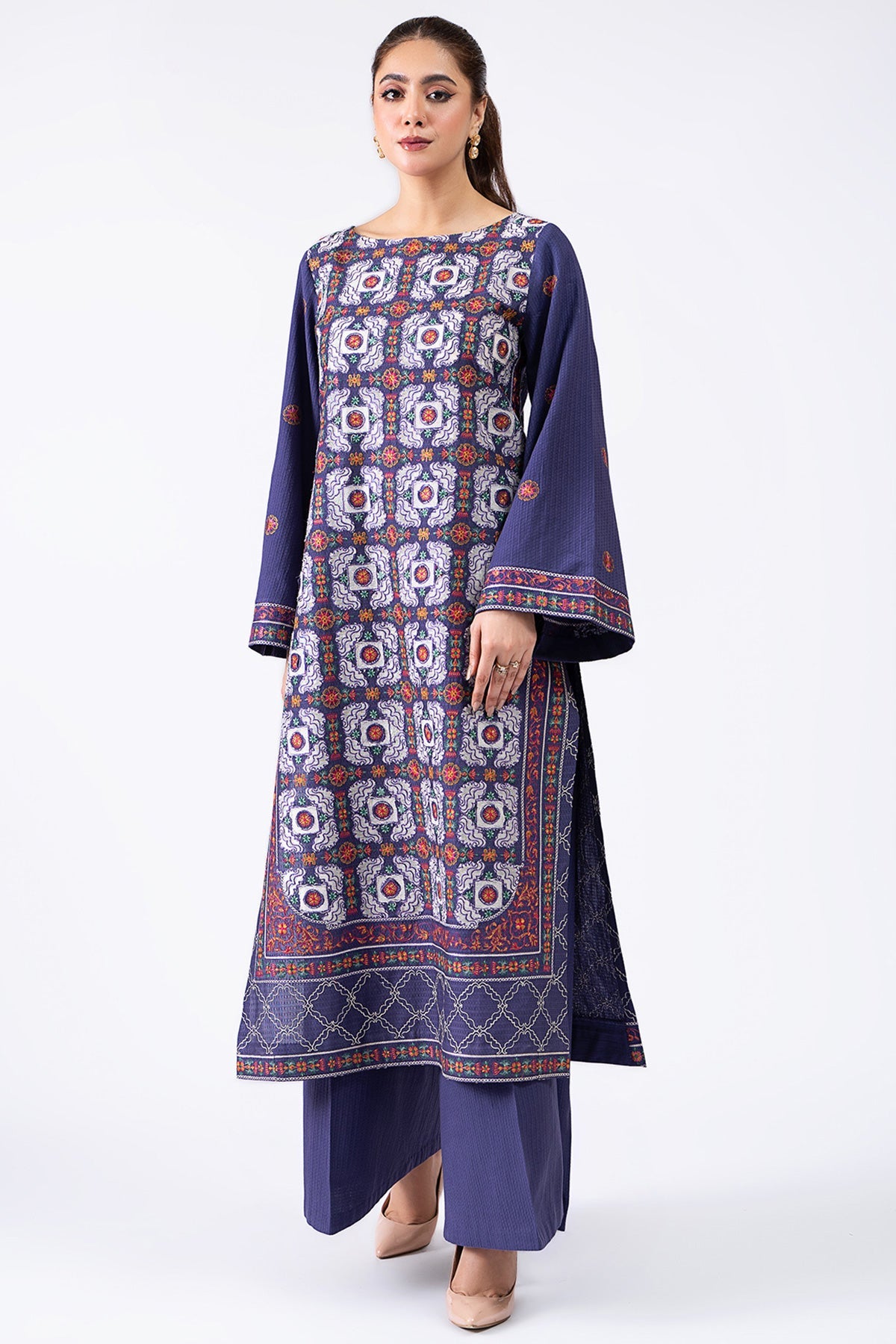 Kayseria - 2 Piece  Cotton Dobby Shirt & Shalwar