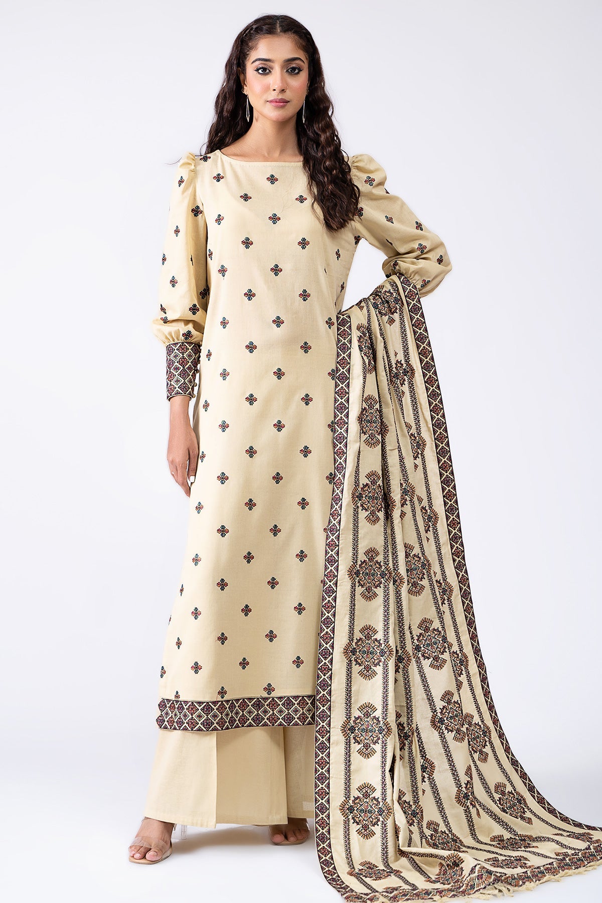 Kayseria - 3 Piece Khaddar Suit