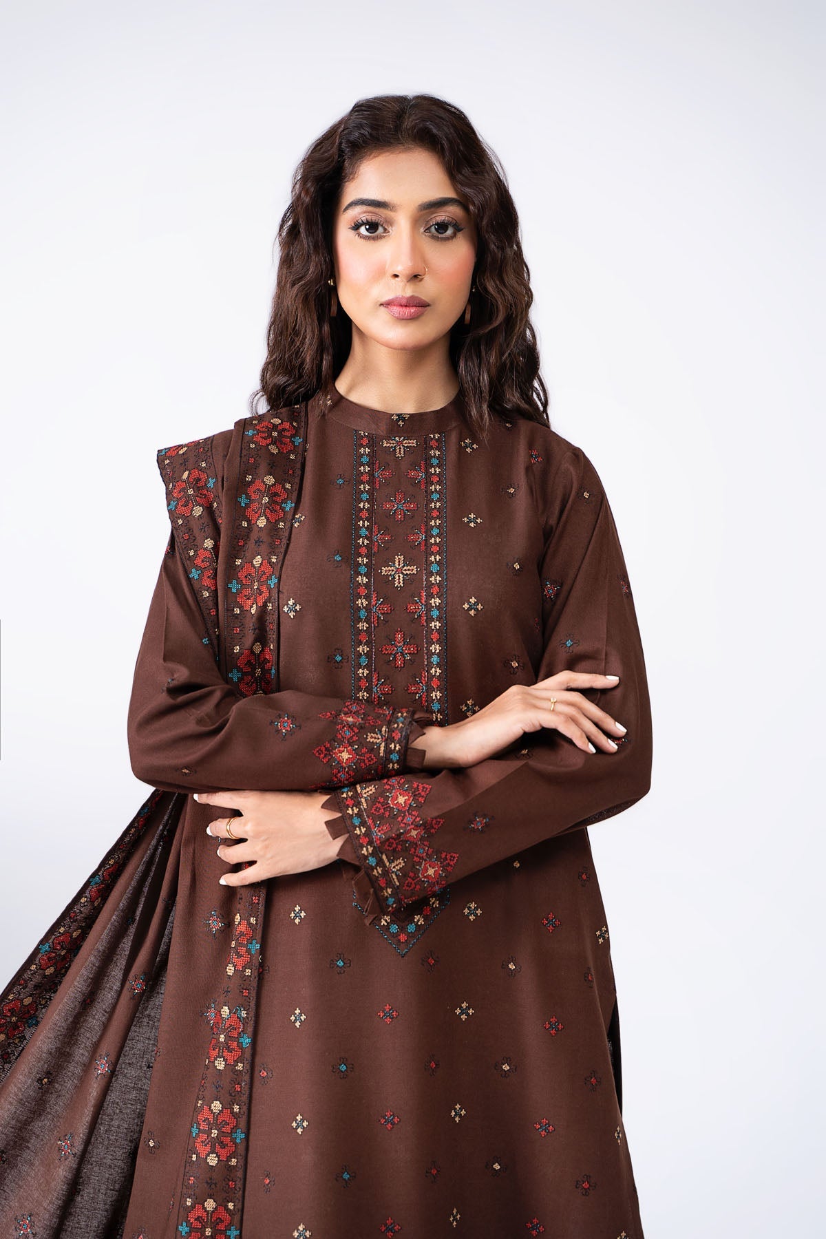 Kayseria - 3 Piece Khaddar Suit