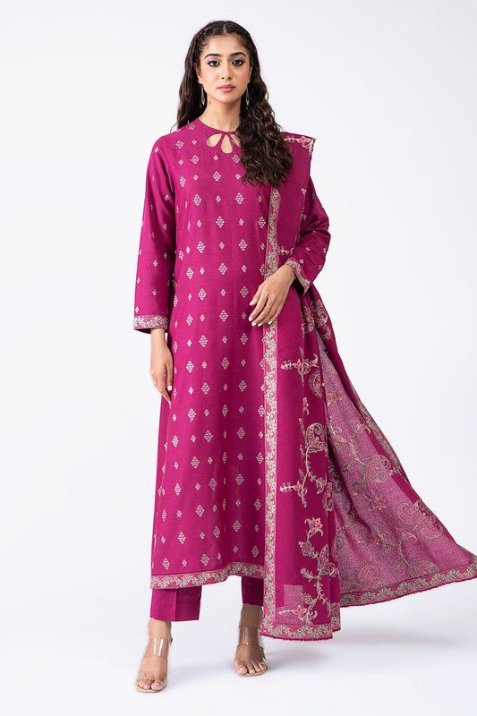 Kayseria - 3 Piece Viscose Karandi Suit