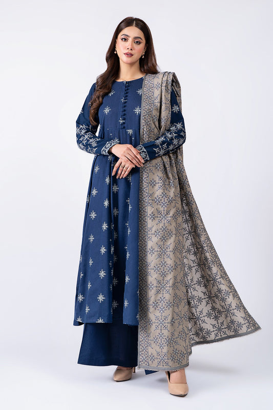 Kayseria - 3 Piece Viscose Karandi Suit