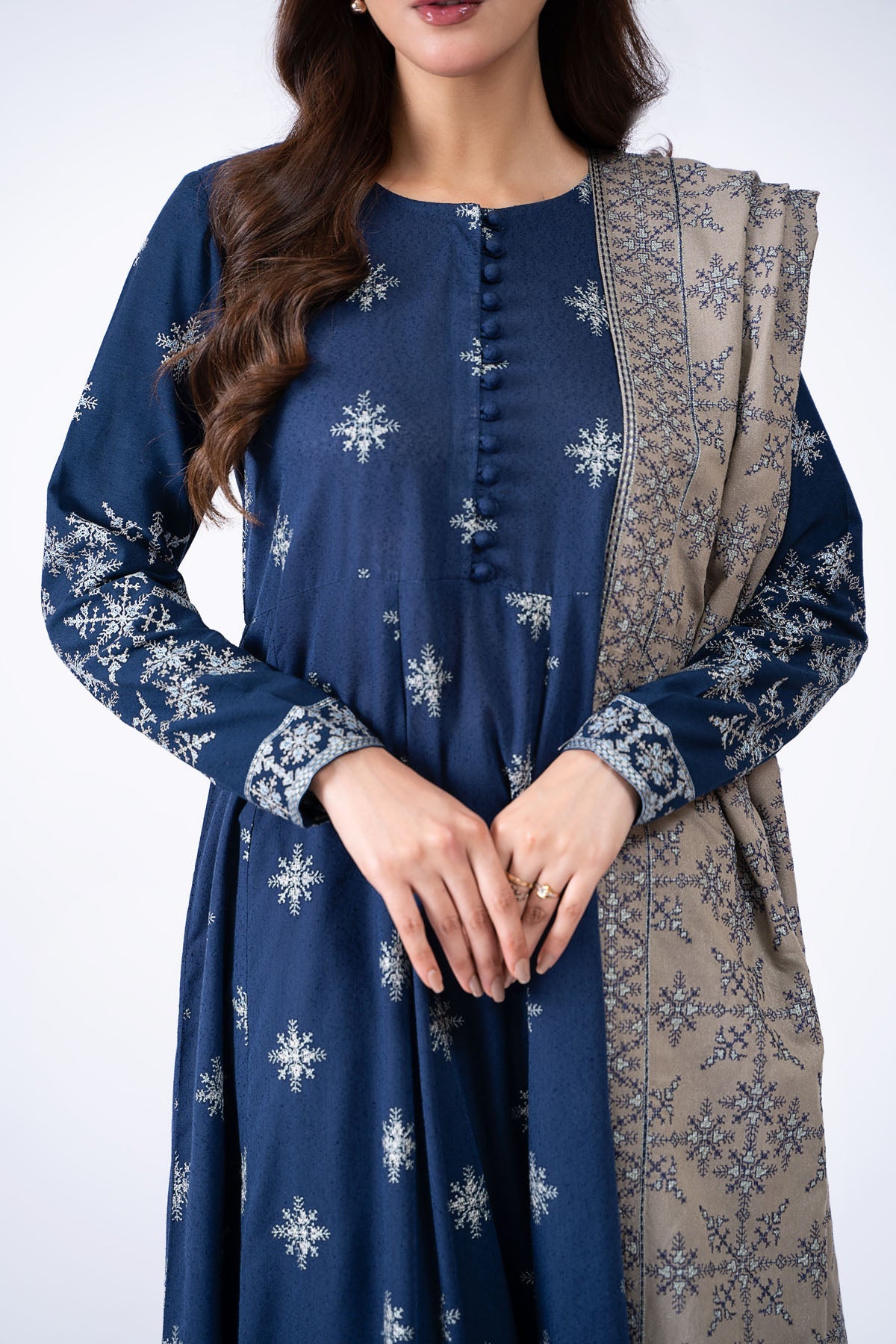 Kayseria - 3 Piece Viscose Karandi Suit