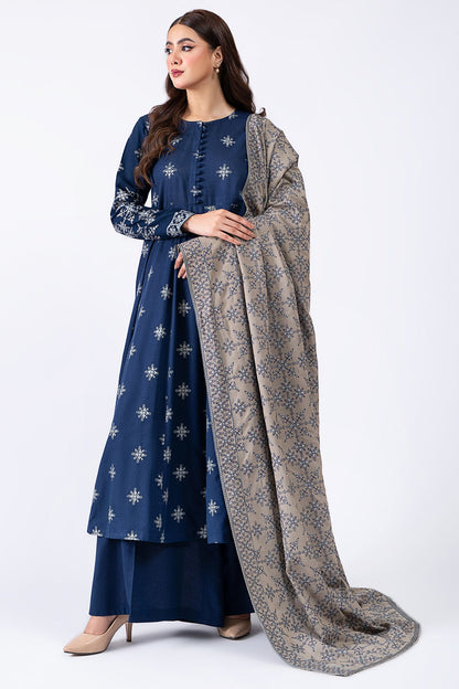 Kayseria - 3 Piece Viscose Karandi Suit