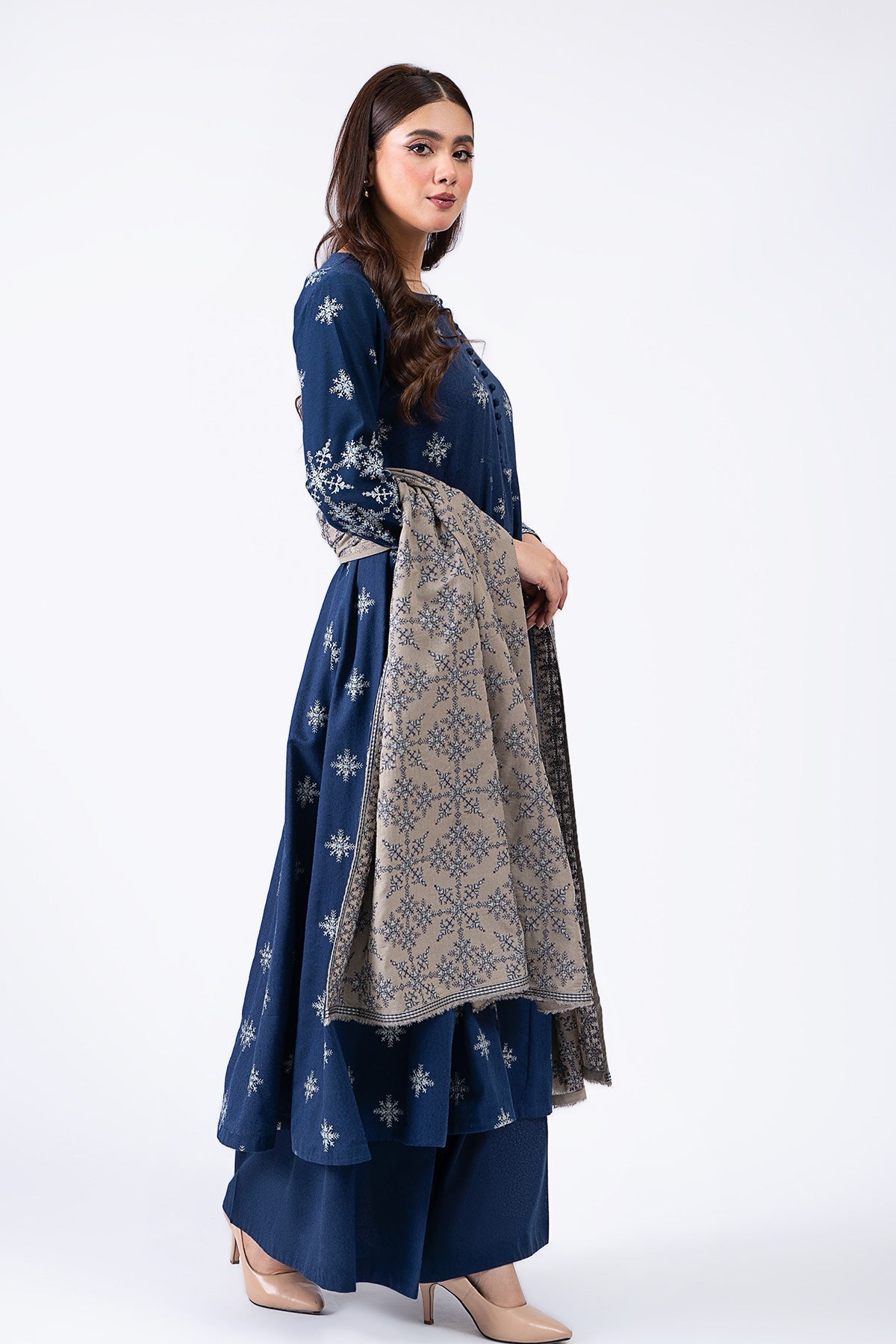 Kayseria - 3 Piece Viscose Karandi Suit