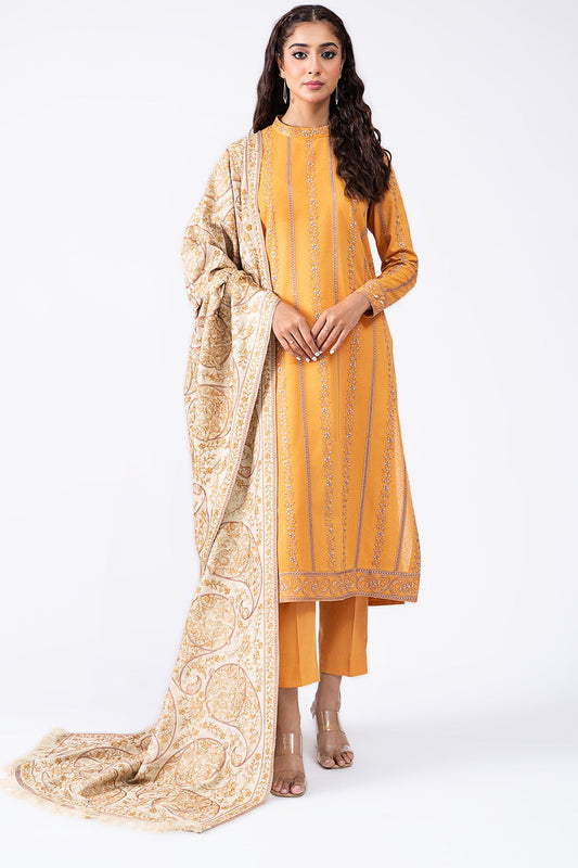 Kayseria - 3 Piece Viscose Karandi Suit