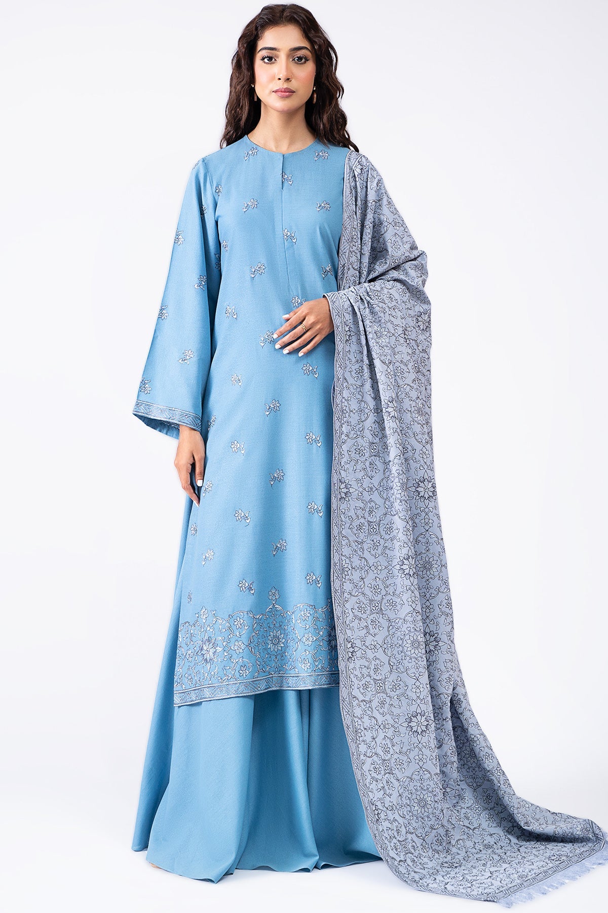 Kayseria - 3 Piece Viscose Karandi Suit