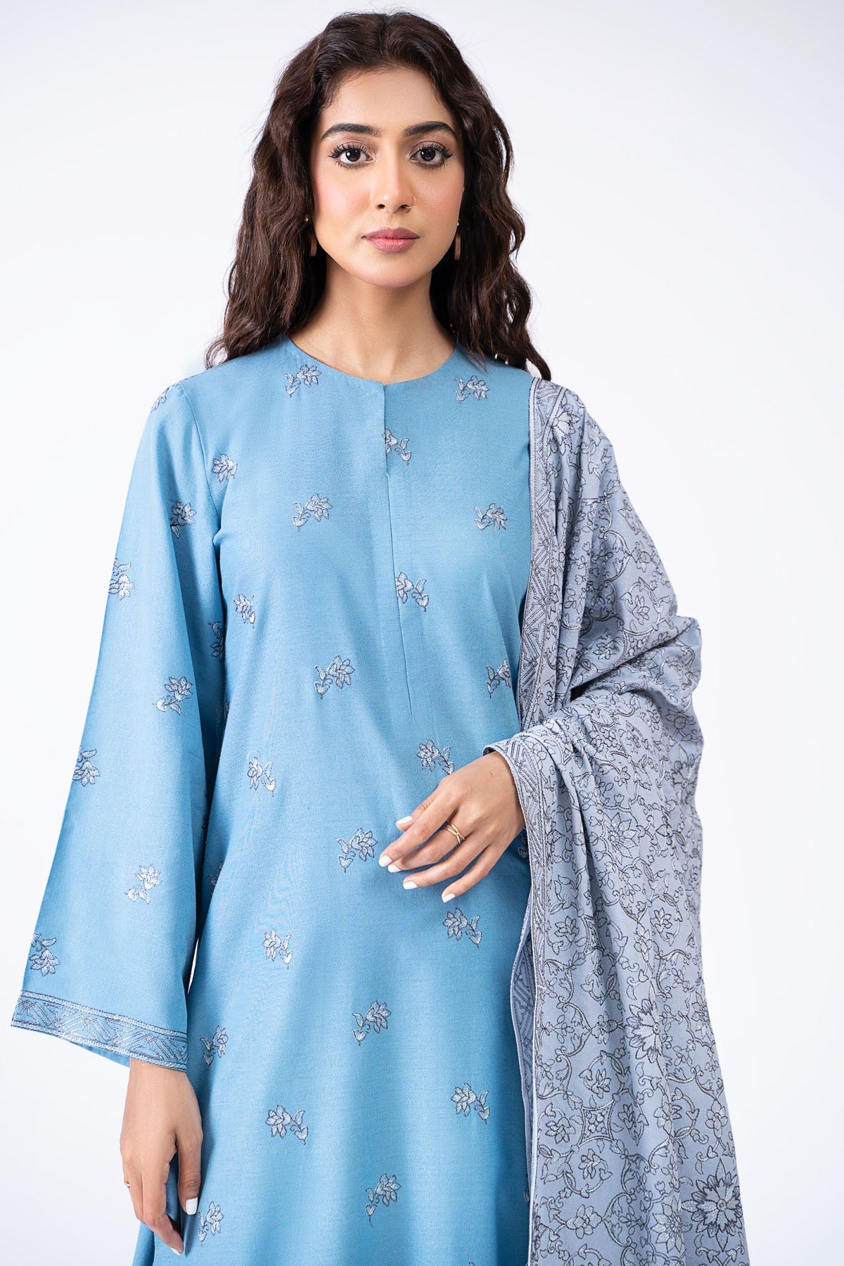 Kayseria - 3 Piece Viscose Karandi Suit