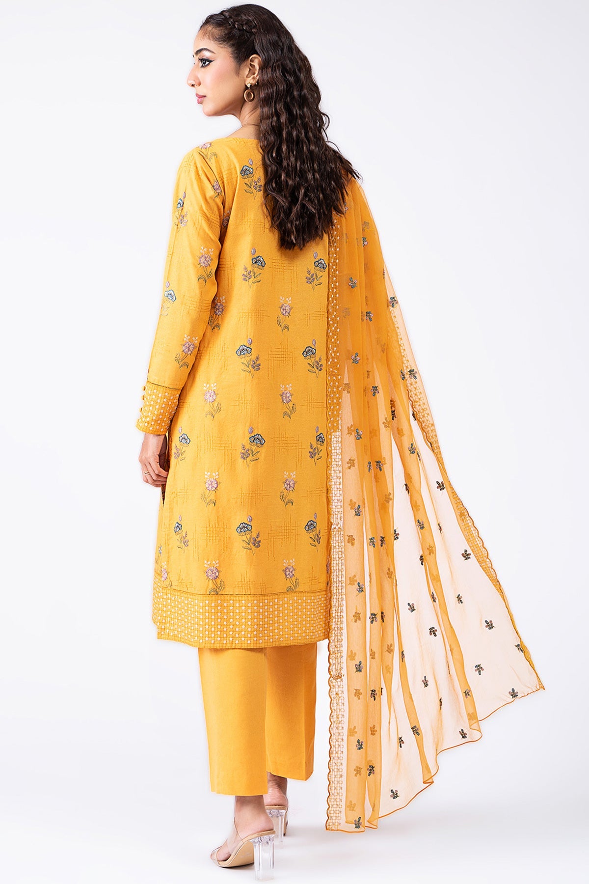 Kayseria - 3 Piece Viscose Karandi Suit