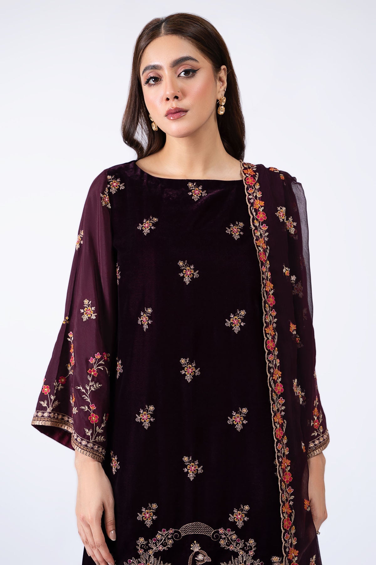 Kayseria - 3 Piece Velvet Suit