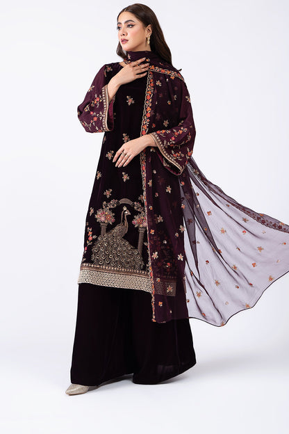 Kayseria - 3 Piece Velvet Suit