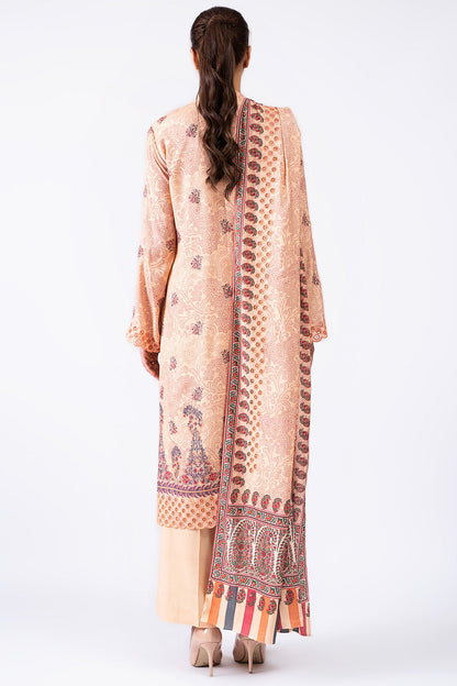 Kayseria - 3 Piece Pk Raw Silk Suit