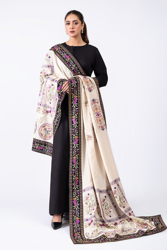 Kayseria - 1 Piece Viscose Karandi Shawl