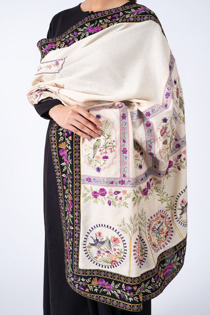 Kayseria - 1 Piece Viscose Karandi Shawl